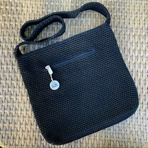 The Sak Black Woven Hand Bag